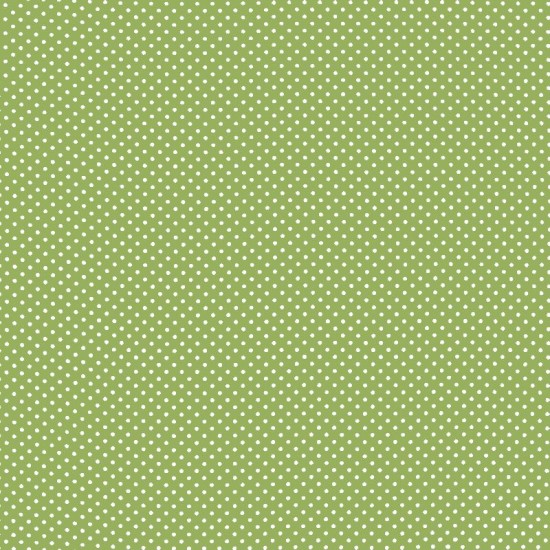 Polka Dot Fabric - Lime / White 2mm