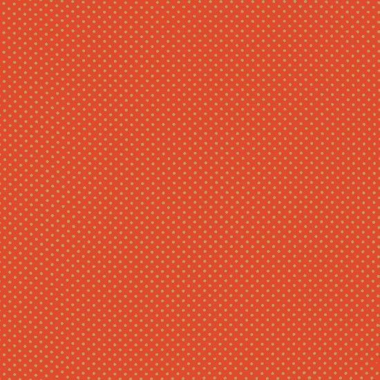 Polka Dot Fabric - Orange / Lime 2mm