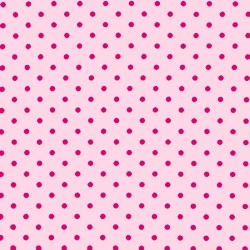 Polka Dot Fabric - Pink / Fuchsia 7mm