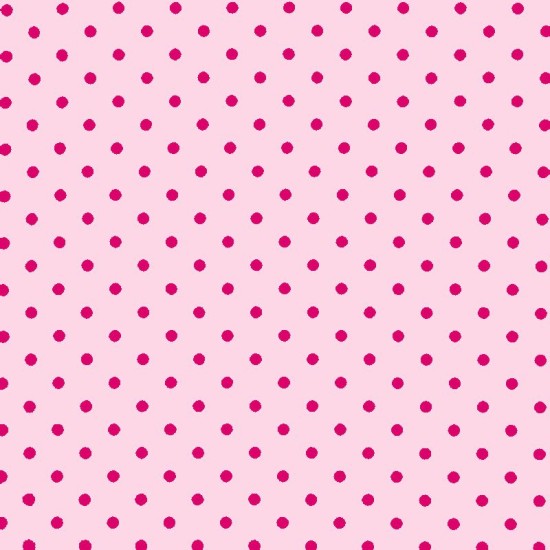 Tupfen-Stoff - Pink / Fuchsie 7mm