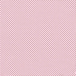 Polka Dot Fabric - Pink / Brown 2mm