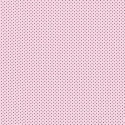 Polka Dot Fabric - Pink / Grey 2mm