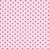 New soft unlined mesh powder pink & gray polka dots art. 0936