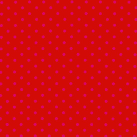 Polka Dot Fabric - Red / Fuchsia 7mm