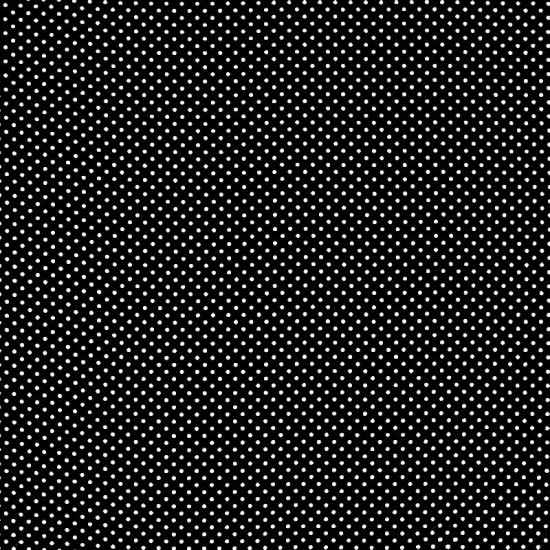 Polka Dot Fabric - Black / White 2mm