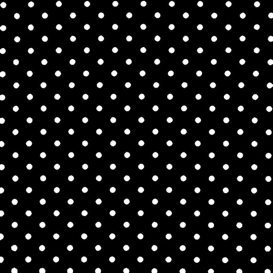 empresario asesinato Desacuerdo Polka Dot Fabric - Black / White 7mm | The fabric baron