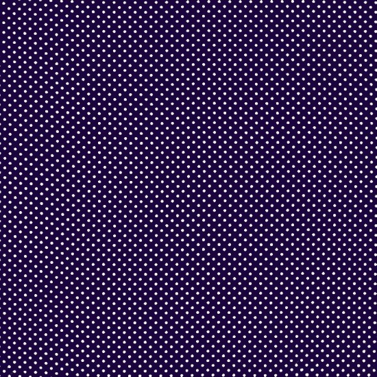 Polka Dot Fabric - Purple / White 2mm
