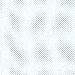 Polka Dot Fabric - White / Light Blue 2mm