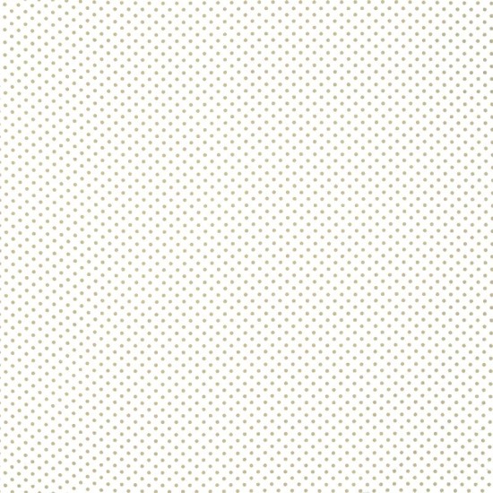 Polka Dot Fabric - White / Camel 2mm