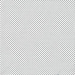 Polka Dot Fabric - White / Black 2mm