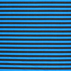 Cotton Stripes - Brown Aqua 5mm