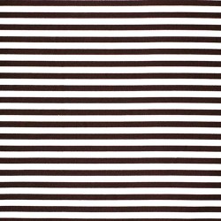 Cotton Stripes - Brown White 5mm