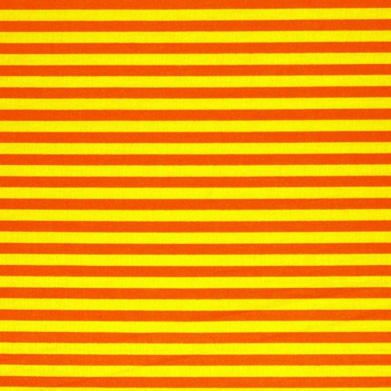 Cotton Stripes - Yellow Orange 5mm