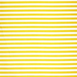 Cotton Stripes - Yellow White 5mm