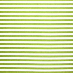 Cotton Stripes - Lime White 5mm