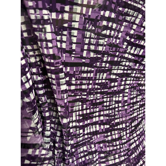 Viscose Crepe - Purple Grey