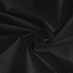 Poplin Cotton Fabric Black
