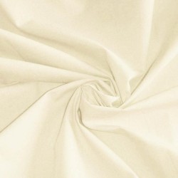 Poplin Cotton Fabric Off White
