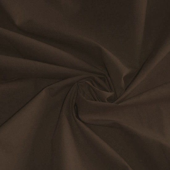 Poplin Cotton Fabric Light Brown