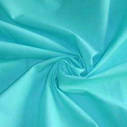 Poplin Cotton Fabric Turquoise