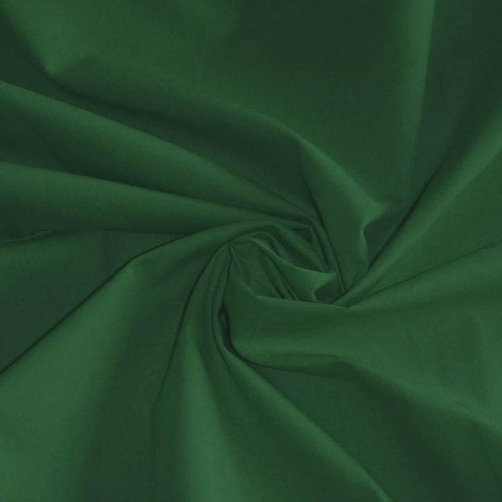 Poplin Cotton Fabric Bottle Green