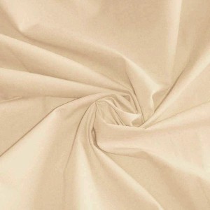 Poplin Cotton Fabric Beige
