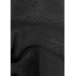 Cotton Fleece Fabric (Sherpa) Black 