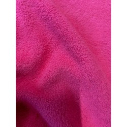 Cotton Fleece Fabric (Sherpa) Fuchsia