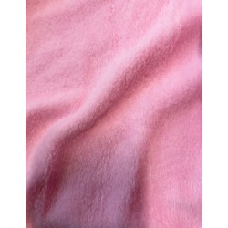 Cotton Fleece Fabric (Sherpa) Pink