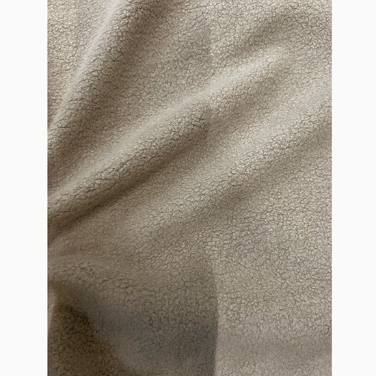 Cotton Fleece Fabric (Sherpa) Camel