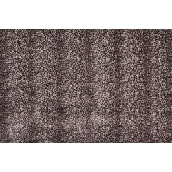 Faux Fur Fabric - Small Leopard Brown OffWhite