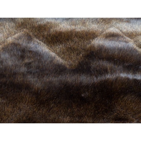 Faux Fur Fabric - Cross Cartel Brown