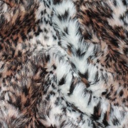 Faux Fur Fabric - Panther