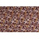 Cotton Satin Fabric - Rounds Brown