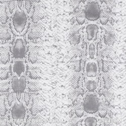 Cotton Satin Fabric - Snake Gray