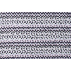 Cotton Satin Fabric - Herringbone Ecru Cyclaam