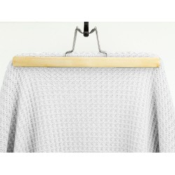 Waffle Cotton Knitted - White