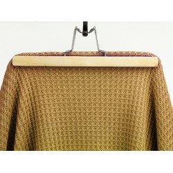 Waffle Cotton Knitted - Ocher Yellow