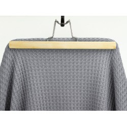 Waffle Cotton Knitted - Gray