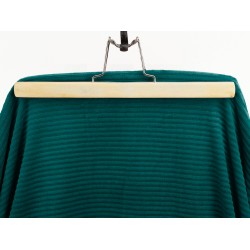 Rib Velvet Jersey (M) - Petrol Green