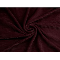 Rib Velvet Jersey (M) - Dark Burgundy