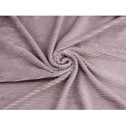 Rib Velvet Jersey (M) - Light Pink