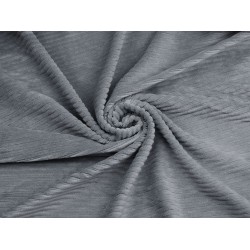 Rib Velvet Jersey (M) - Mid Grey