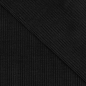 Corduroy Fabric - Black