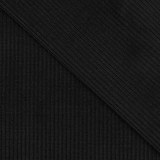 Corduroy Fabric - Black