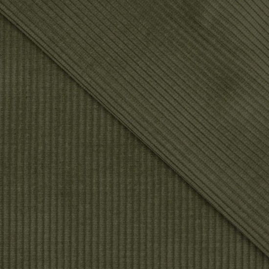 Corduroy Fabric - Dark Olive