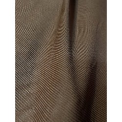 Rib Fabric - Rust Brown
