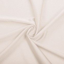 Tissu Spandex (Brillant) - Blanc cassé