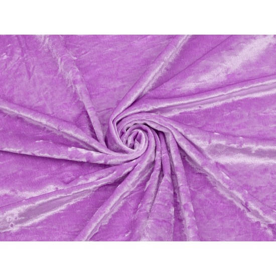 Stretch Velour - Donker roze