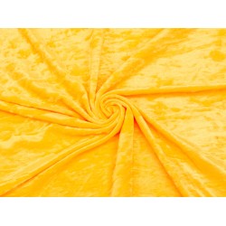 Stretch Velvet  - Orange Yellow
